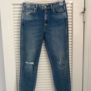 AMO Jeans High Rise Stix Crop – Wildone Wash (Size 29)